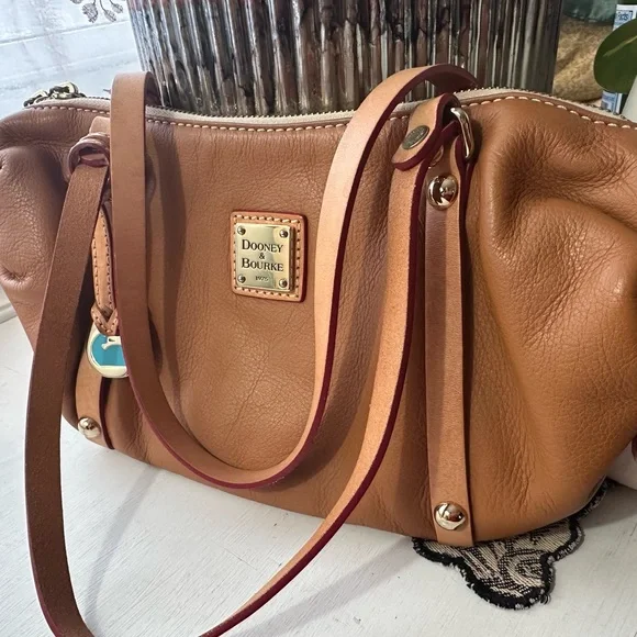 Dooney & Bourke Brown Leather Emma Bag - Picture 13 of 13